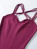 Women's Pure Desire Cross-Strap Knit Dress: Elegant Waist-Cinching, Slimming, Hip-Hugging Short Skirt