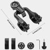 Bicycles Computer Camera Stem Brackets Extension Mount Handlebars Adjustable Holder for Cycling Bicycles Computer Mount