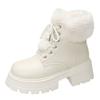 Thick-soled Short Boots Women's New Winter Velvet Warm Snow Boots Martin Boots Thickened Warm Cotton Shoes
