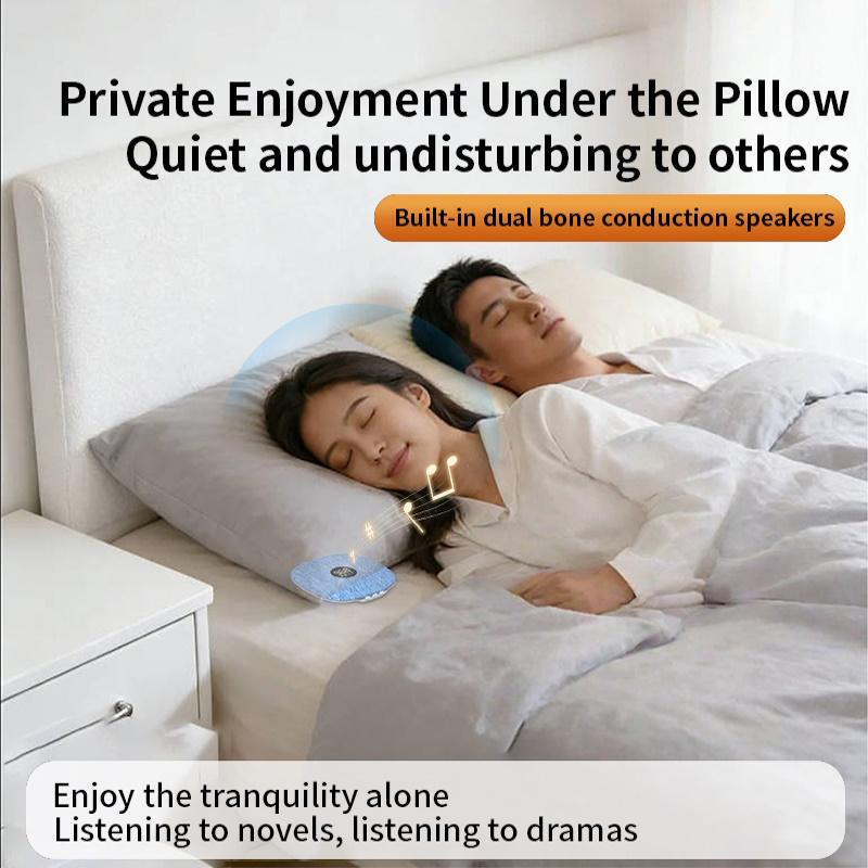 Pillow Speakers For Sleeping white noise TF Card Play Thin Bone Conduction Under Pillow Speakers Night Sleeping QY15