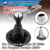 Car Gear Shift Knob with Gaiter Boot Cover For Citroen Berlingo II Peugeot Partner II 2008 2009 2010-2018 Interior Replacement