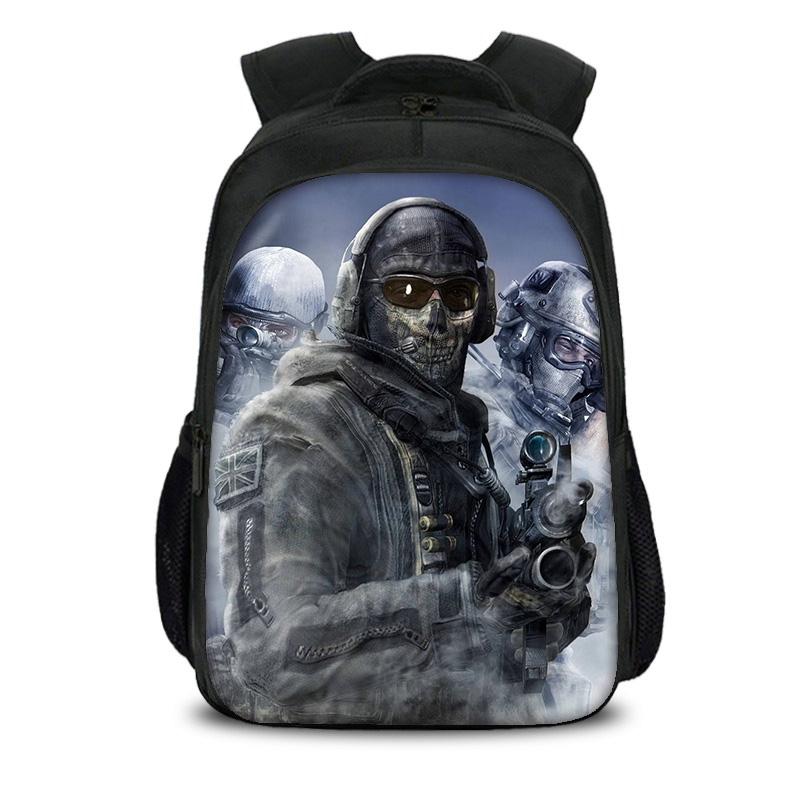 Call of Duty Double Layer Backpack Durable, Fashionable, Large Capacity School Boy and Girl Birthday Best Gift