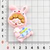 Cute Wendy Animal Costume Resin Hair Clip & Keychain Pendant DIY Accessory