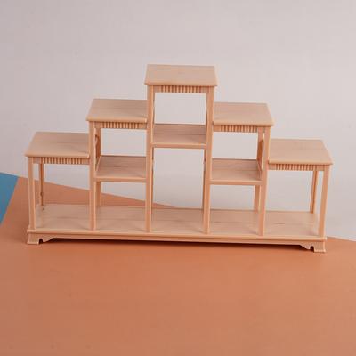 1 Stück Puppenhaus Simulation Bogu Rahmen Modell Miniatur Wohnzimmer Aufbewahrungsregal Vitrine Ornamente DIY Zubehör