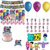 Colorful Teen Titans Go Party Decor Set Safe Eco-friendly Materials High-quality Paper 32pcs