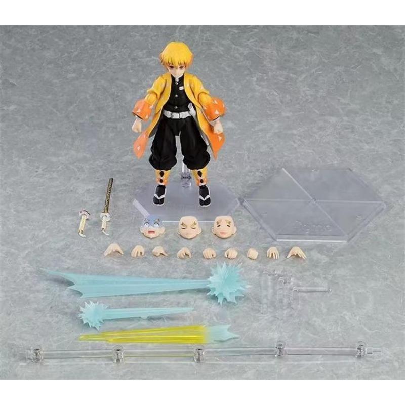 Anime Demon Slayer: Kimetsu No Yaiba Series 14cm Ko Articulated Figure Model Doll Desktop Decoration Trendy Toys Otaku Gifts