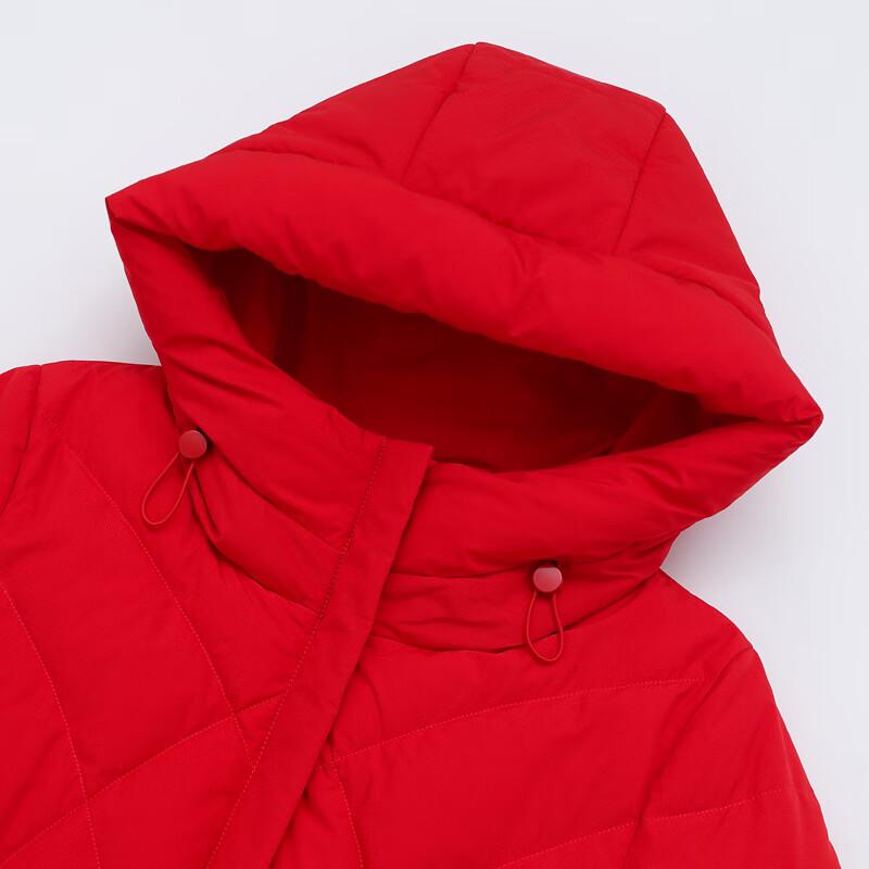 Xue Zhong Fei Women's Hooded Short Down Jacket