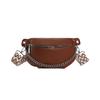 Super Fire Breast Bag Chain Texture Fanny Pack Women'S Literary Shoulder Bag Tide