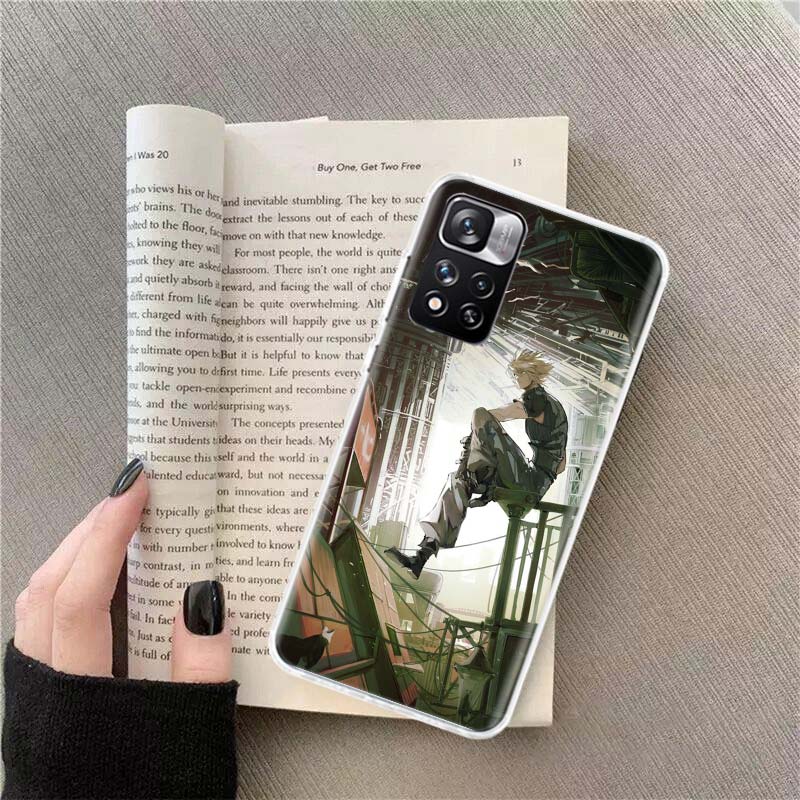 Final Fantasy VII Phone Case For Xiaomi Redmi Note 14 13 Pro Plus 5G Cover 13C 14C 12 12C 9 9T 9C 10 10C 8 7 6 10A 9A Pro Coque