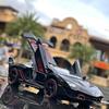 1/32 Lamborghini Aventador SC18 Alston Alloy Racing Car Model Diecasts Metal Toy Sports Car Model Simulation Sound Light Toy Gift