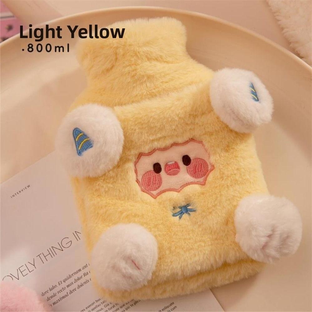 Cartoon Hot Water Bottles Lamb Pattern Water-filling Bottle Kawaii Hand Warmers  Gifts