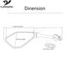 Black Motorcycle Mirror Side Mirror Scooter Mirrors For Moto Yamaha R1 3 6 R Ybr MT07 MT09 TMAX 530 500 XMAX 2015 2016
