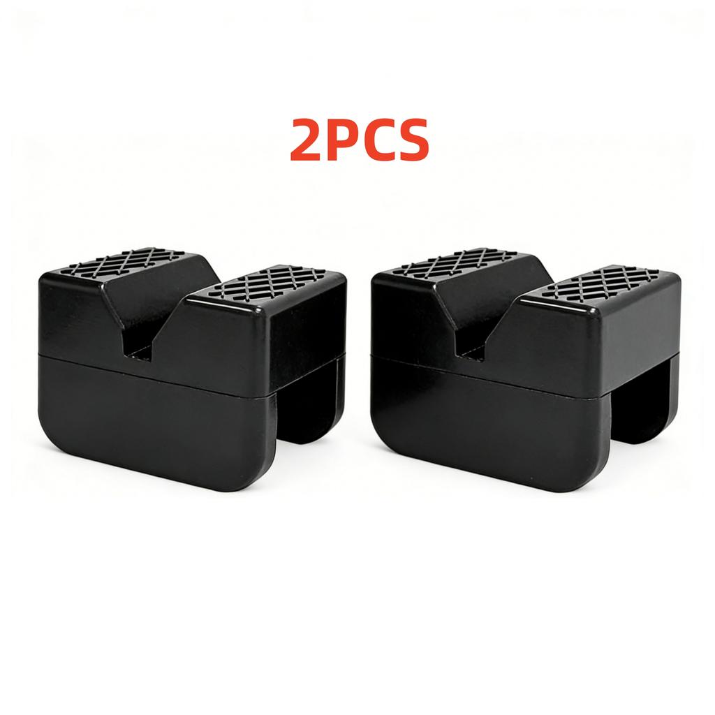 2/1Pcs Floor Jack Pad Rubber Universal Slotted Guard Portable Anti Slip Vehicle Square Accessories Frame Rail Car Repair Adapter