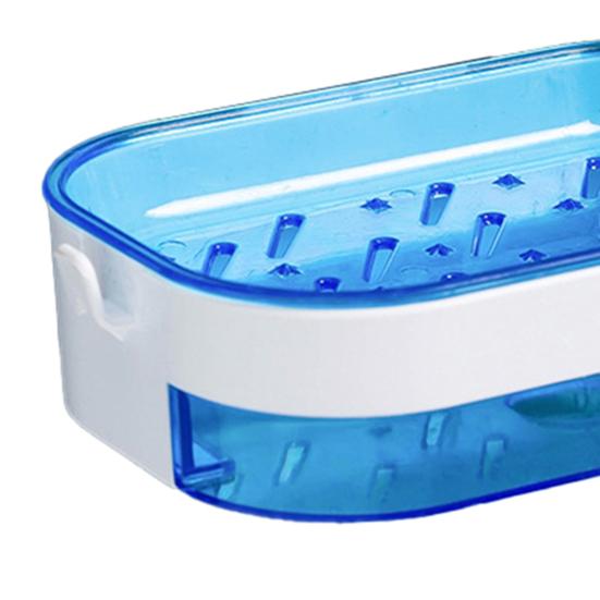 High Quality Punch Free Easy Install Wall Mounted Soap Case Detachable Base Space Saving Sponge Tray