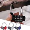 Security 5 Letter Combination Padlock Changeable Travel  Password Lock Code Password Lock  Toolbox