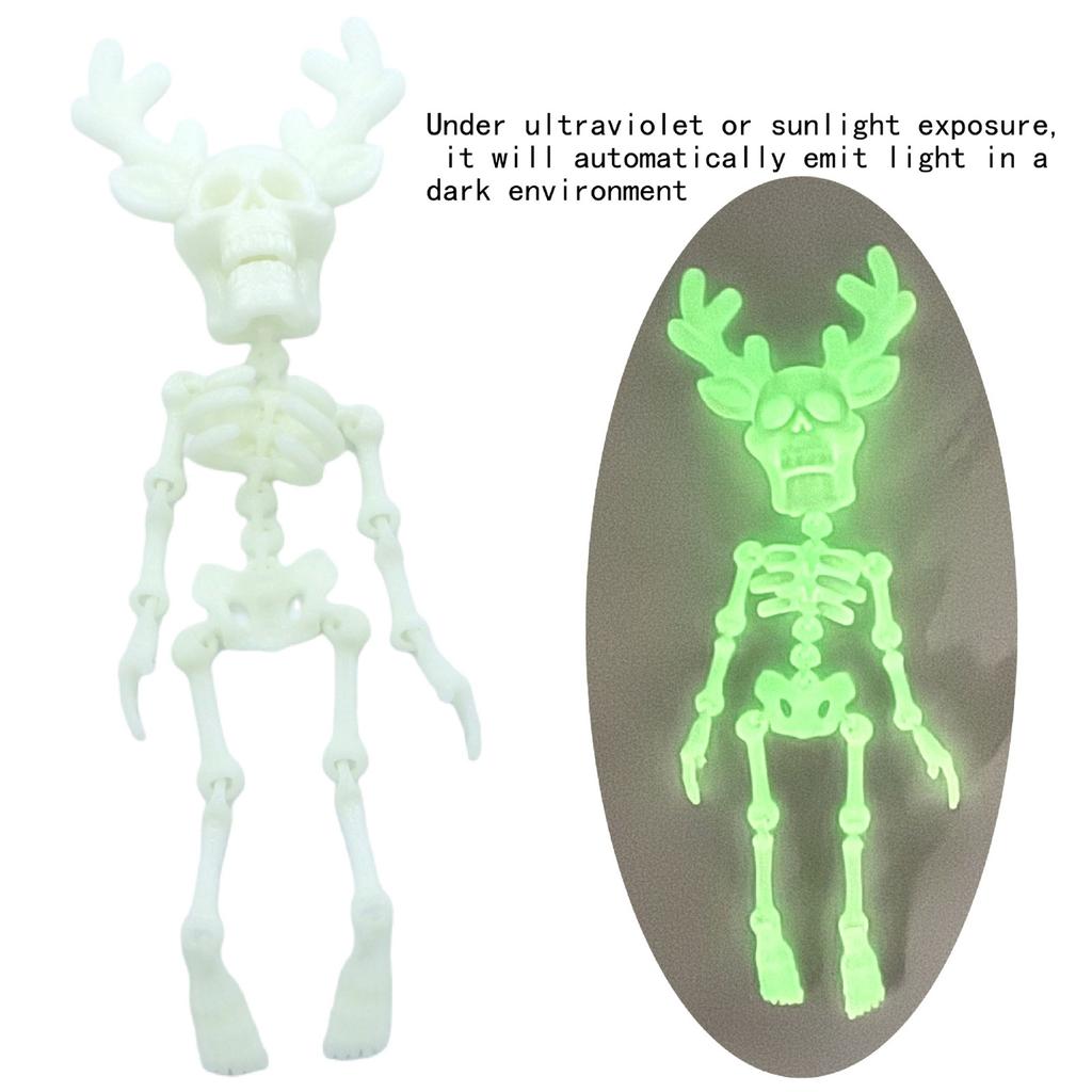 3D Printed Skeleton Figure Toy Gift Craft