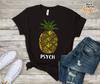 Psych Ananas Shirt, Typografie Ananas T-Shirt, Outfit für Psych-Fans, Tolles Valentinstagsgeschenk