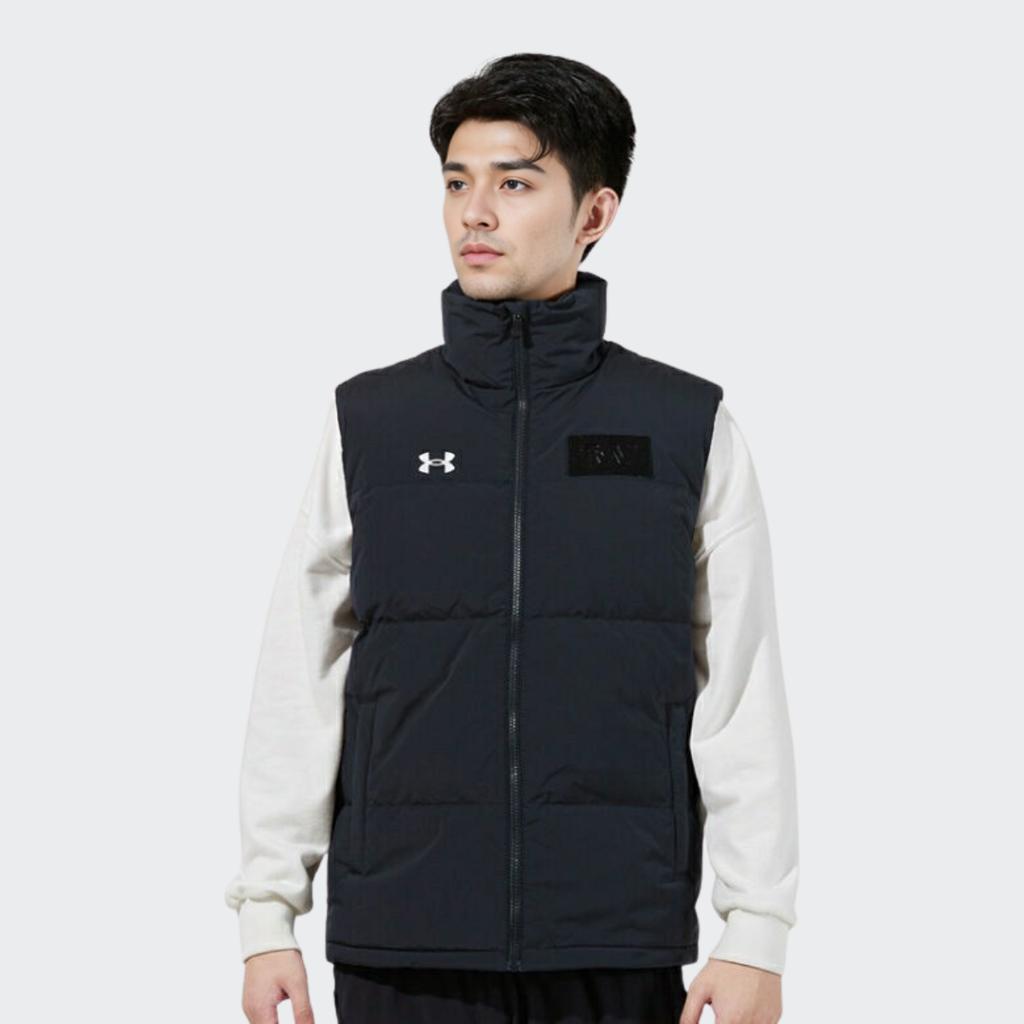 Under Armour Casual Sports Warm Vest Men Tops Black 21600803-001