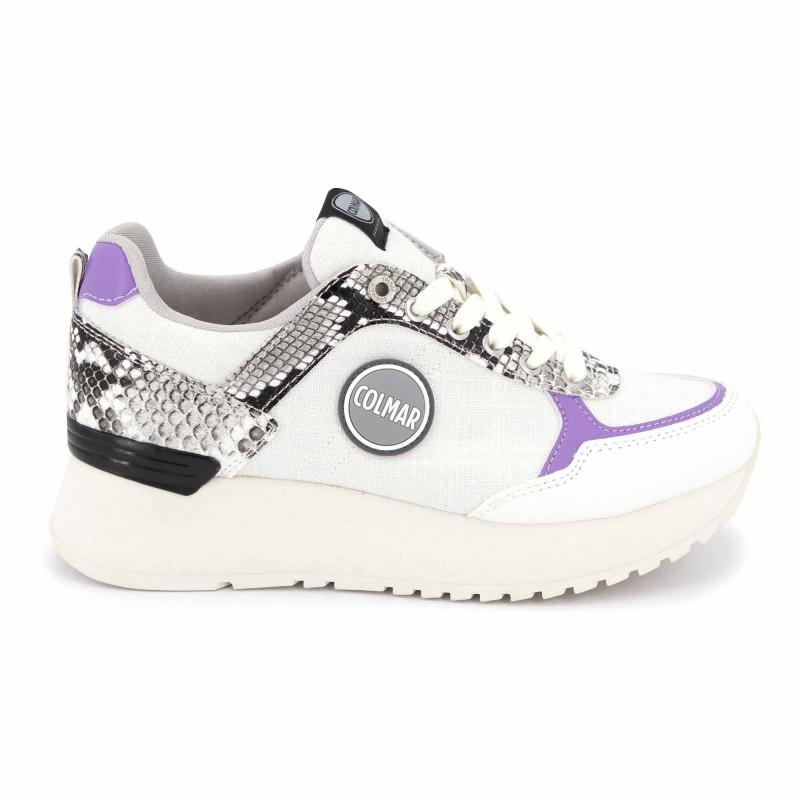 

Женские кроссовки travis116 t36-41 бело-фиолетовые COLMAR