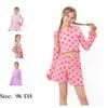 Girls Loungewear Set with Crop Top and Shorts, Summer 6497-097 HC