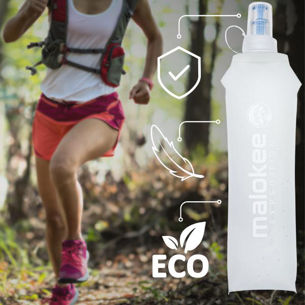 Soft Flask 500 Soft Water Bottle for Running Trekking Cycling