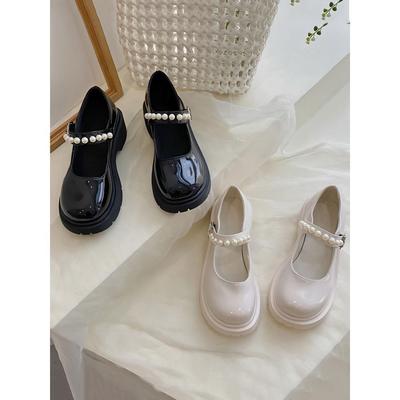 Nouvelles chaussures simples Mary Jane rétro JK japonaises avec jupe, petites chaussures en cuir de style britannique, printemps et automne pour femmes, grande taille