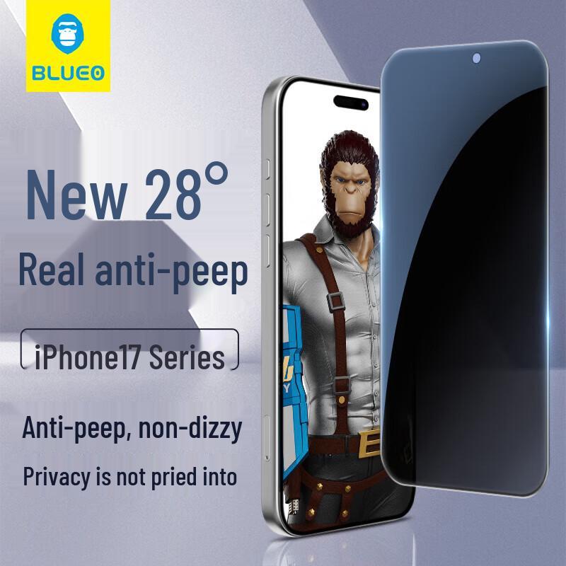 

Blue Gorilla Tempered Glass Screen Protector for iPhone 17 Pro Max