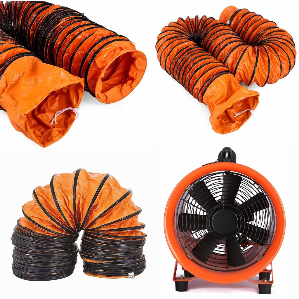 Portable Axial Flow Marine Ventilation and Industrial Exhaust Handheld Fan