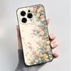 Printed Phone Case For DooGee N55/N55 Plus/N55 Pro Funda Capa Soft Silicone Black Shell Cover Cute Flower Cartoon Casing Coque