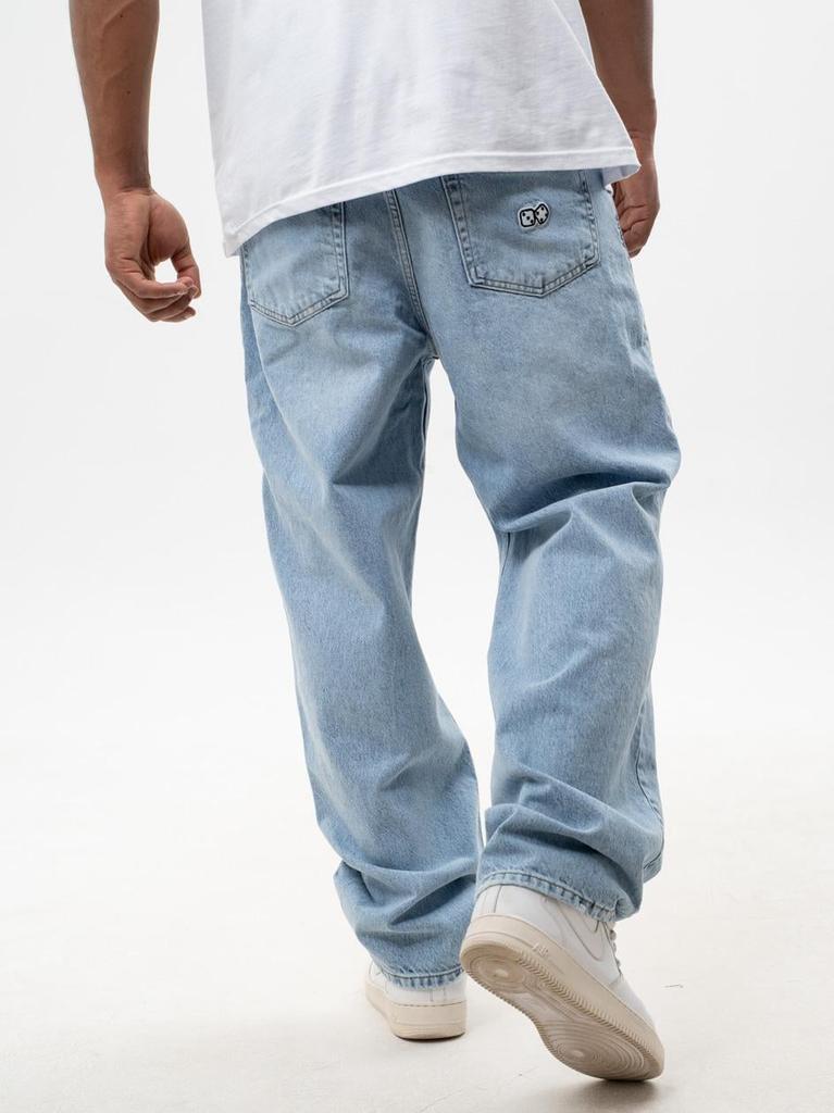 Dés porte-bonheur Petits dés Sac en jean bleu clair L