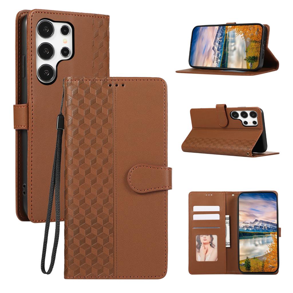 AZNS For Oppo Find X8s+ 5G Case Cowhide Texture PU Leather Wallet Phone Cover