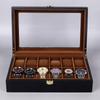 Tanyun Zhiyuan Black Matte 6102 High-End Wooden Watch Storage Box