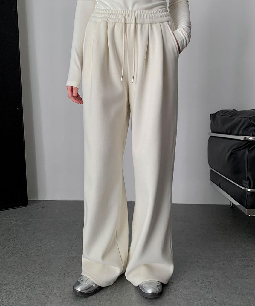 Baseukala Comfy Wide Banding Pants (5Colors)