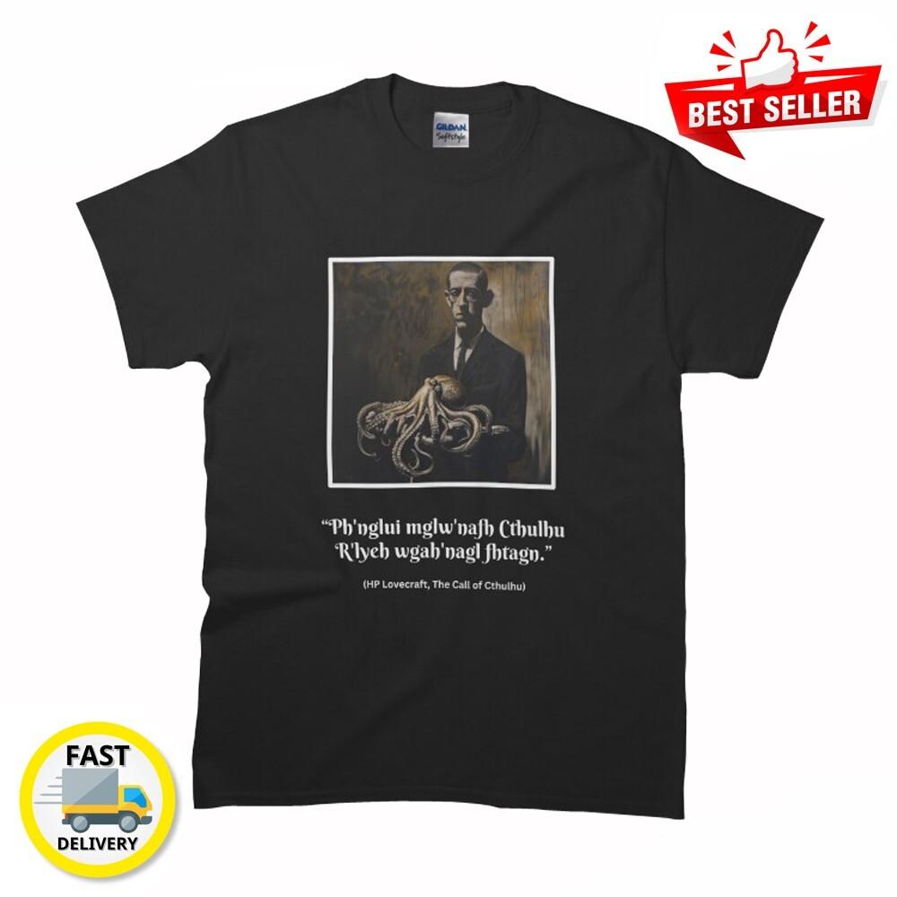 New HP Lovecraft - The Call of Cthulhu Classic MAN WOMAN T-Shirt S to 5XL