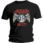 Brand New Official Licensed Anthrax Unisex T-Shirt: Not Wings (Black)