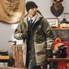 Mens Winter Down Jacket Mid-Long Hooded Outdoor Ski Coat 90% Duck Fill 600 Warm -20 To -5