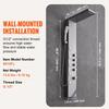 Shower Panel System, 4 Shower Modes Shower Panel Tower, Rainfall, Waterfall, 5 Full Body Massage Jets and 3-Setting Handheld Shower Head with 59"