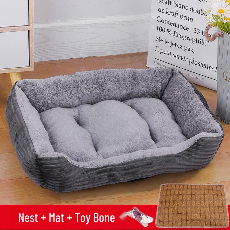 Winter Warm Pet Nest for Dogs & Cats - Available in Large & Small Sizes