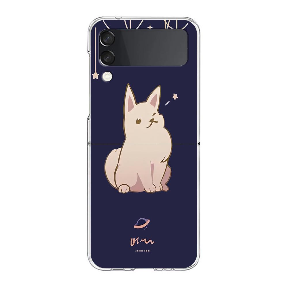 Phone Case For Samsung Galaxy Z Flip 3 4 5 Hard Folding Clear PC Honkai Star Rail Game Same Style For Samsung Z Flip 6 Cover