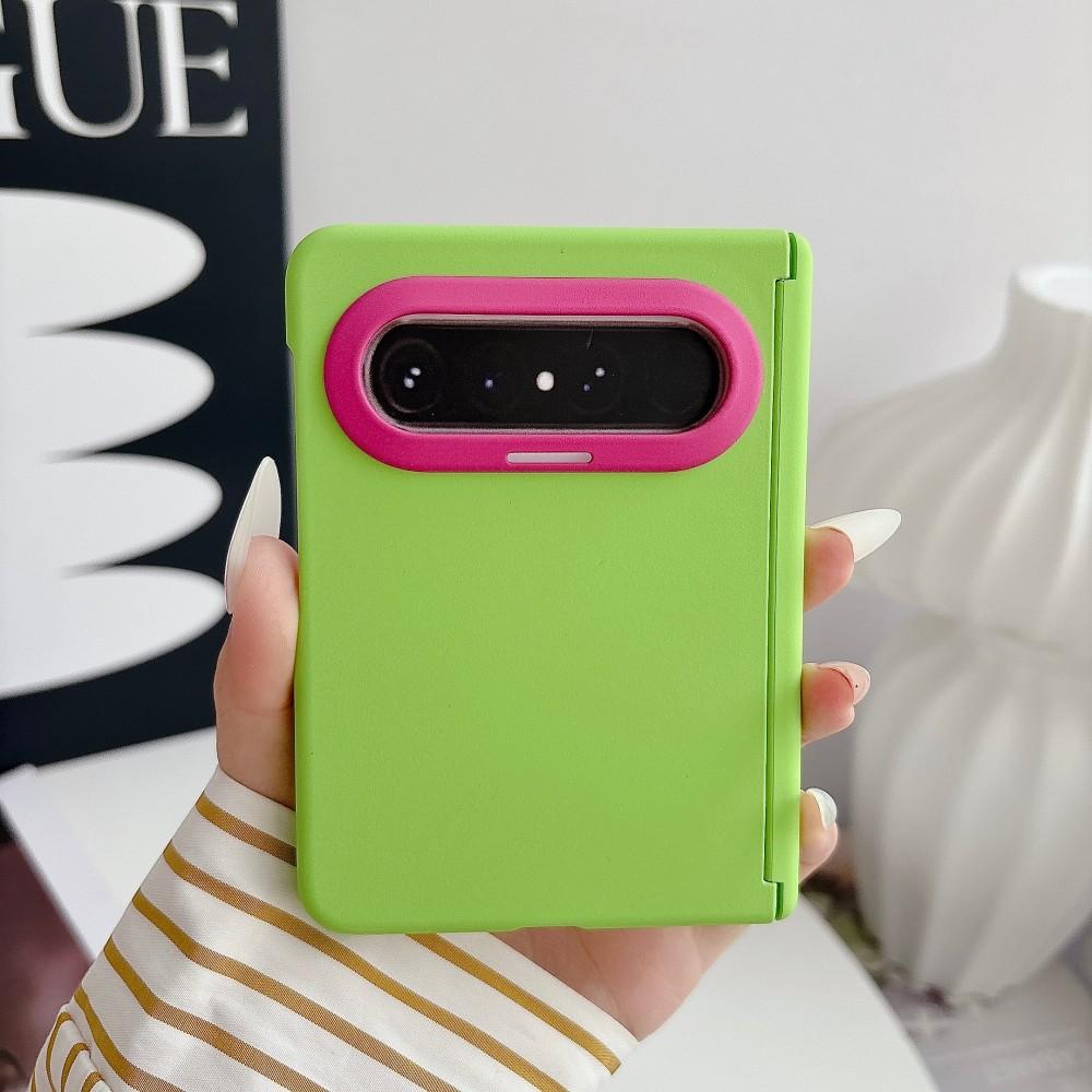 Two-Color For HuaWei Pura X Max Phone Case Axis Hinge Protective Pc Solid Color Hard Shell Shockproof (Only Back Cover)