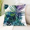 Bedroom Decorative Pillows Tropical Plant Leaves Printed Cushion Covers Home Living Room Sofa