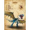 Vintage Art Dragon Species Posters and Prints Canvas Paintings Retro Anime Dragon Wall Art Pictures for Home Wall Decor Mural