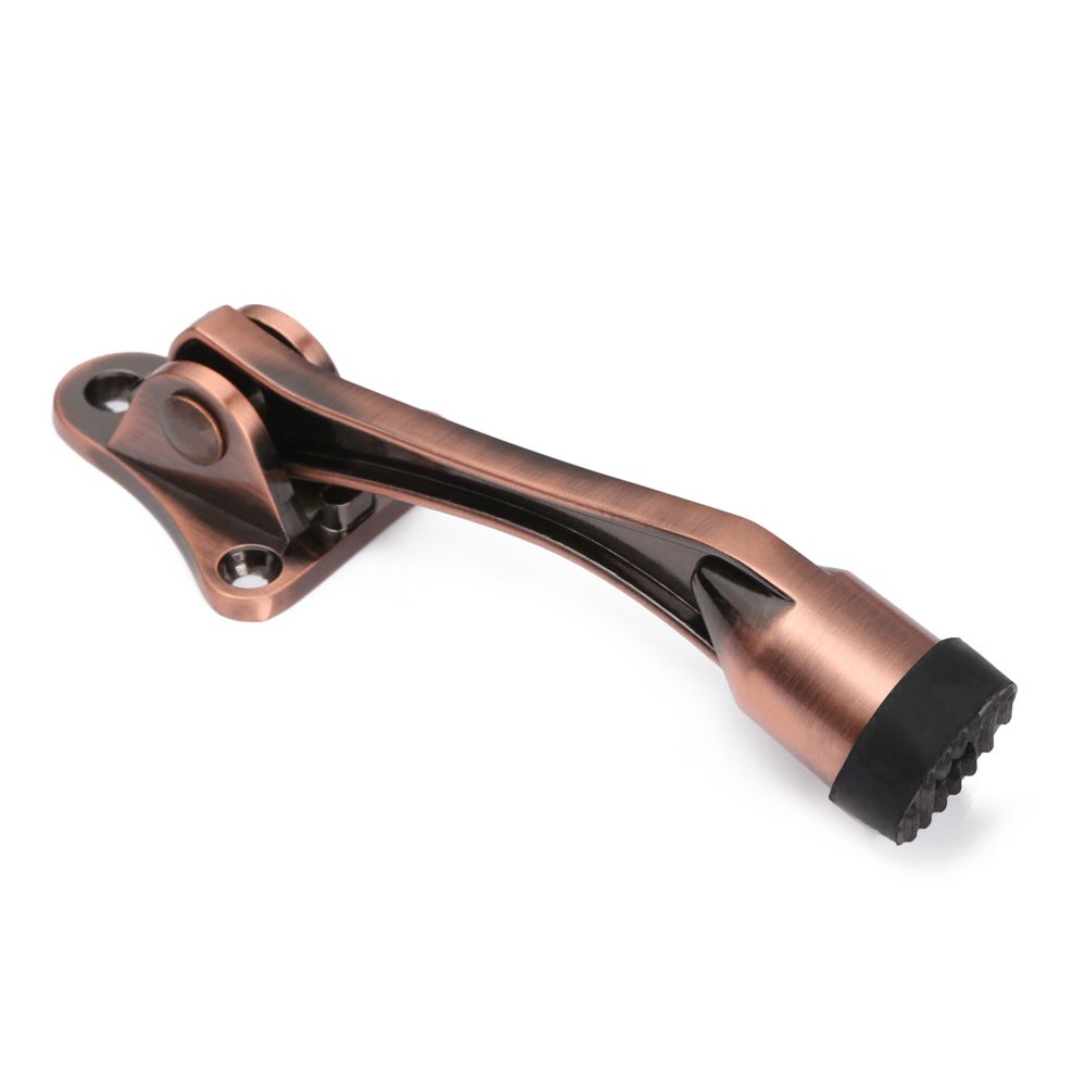 

Утолщенный дверной стопор из цинкового сплава, откидной дверной держатель, резиновый амортизатор, настенный дверной стопор, товары для дома и спальни красный