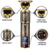 T9 Mens Contours Razor 1set Hair Clipper Drawing T-type Carving Trimmer 0mm Hear Trimner Haircut Trimar Machine Cutter Bald Head