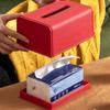 Household Waterproof Paper Box Desktop Napkin Storage Container Wide Mouth Tissue Boxes Practical Storage Supplies