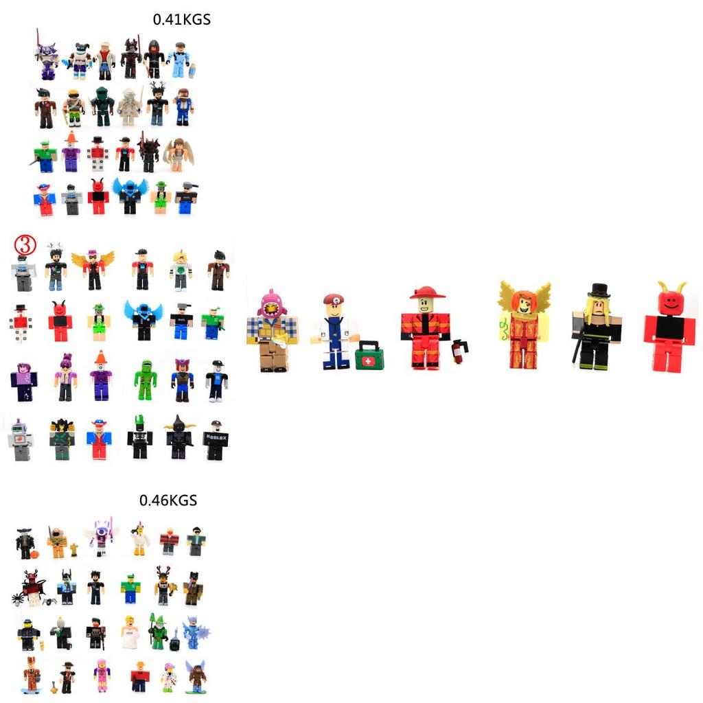 Živá kolekce 24 ks akčních figurek z her Roblox Perfektní jako dárek pro děti