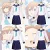 Stylish And Adorable Anime Cosplay School Uniform Made Of Polyester Spandex Blend Multi-size Options