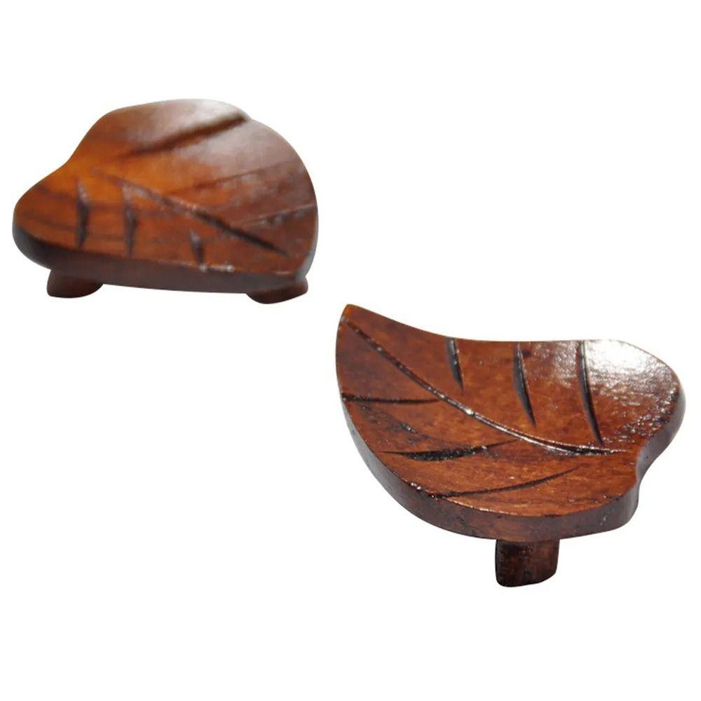 1pcs Wooden Chopstick Holder Multi-shape Desktop Decor Ornament Chopstick Rest Handicrafts Chopsticks Pillow Desktop