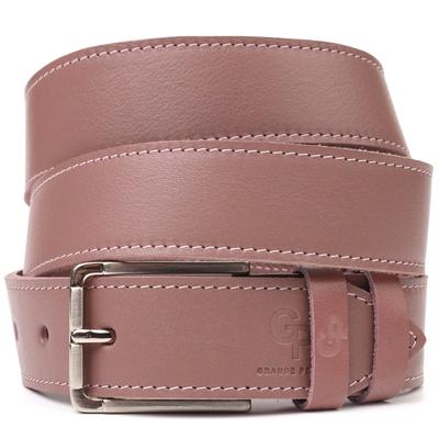 Interesting Women's Leather Belt GRANDE PELLE Leather Belt 21459 Pink