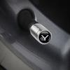 whalq7 4pcs Car Wheel Tire Valve Caps Tyre Rim Stem Covers for Tesla Model 3 Model S Model X Model Y Roadster SpaceX Cybertruck